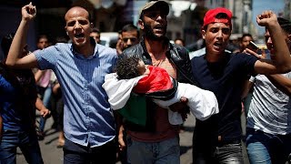 Gaza City mourns eight month old Layla Al Ghandour