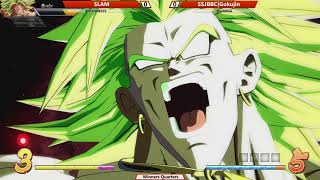 Okizeme #5   DBFZ WQ   SLAM VS SSJBBC Gokujin