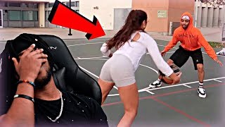 FLIGHTREACTS ALMOST GETS HIS ANKLES BROKEN BY A FEMALE HOOPER!