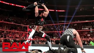 Seth Rollins Destroy Elias On Raw June 17 / 2019