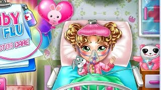NEW Игры для детей—Disney Принцесса Малышка у доктора—мультик для девочек