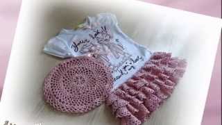 Вязаное платье для девочки. Мастер-класс. Сrochet dress for girl. Tutorial.