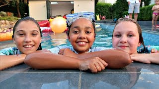 Ruby Rube & Rosie ARE IN MY SWIMMING POOL (Best Outdoor Playground)