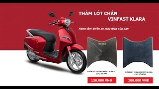 Thảm lót chân  Vinfast Klara-Nâng tầm chiếc xe máy điện của bạn