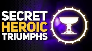 Destiny 2 | SECRET HEROIC TRIUMPHS! How To Unlock Heroic Menagerie Triumphs!
