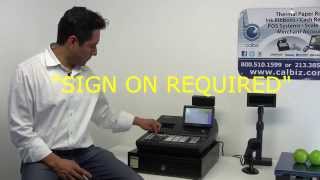 Sam4s sps 530 rt register SIGN ON REQUIRED