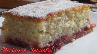 Кухен со Сливами.Очень Вкусный,как Настоящий Бисквит!!! /Cuisine with Plums
