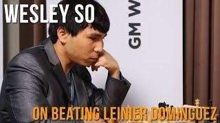 Champions Showdown: Wesley So on beating Leinier Dominguez