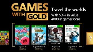 Games with Gold – Август 2017 бесплатные игры (XONE)