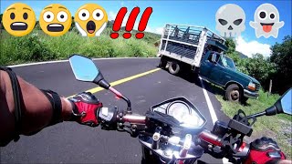 ACCIDENTE⚠️ de MOTO vs CAMIÓN de 3.5 ton