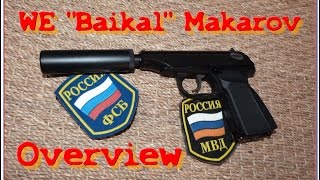 Airsoft - WE Makarov/Baikal PMM GBB [ENG subs]