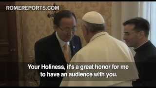 UN Secretary General,  Ban Ki-moon invites Pope to UN Headquarters in New York