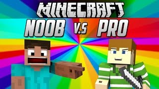 НУБ ПРОТИВ ПРО В МАЙНКРАФТЕ ! Мульт Майнкрафт Minecraft NOOB Vs PRO   Minecraft