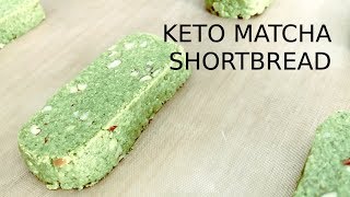 Keto Matcha and Pecan Shortbread Cookies｜Nadia L