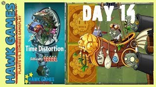 Plants vs Zombies 2 Time Disortion World Day 14 (BOSS)