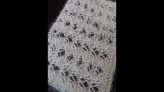 Шикарный узор спицами для мохера