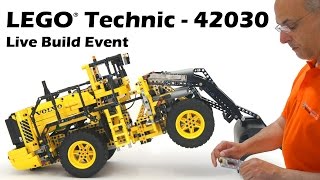 LEGO Technic 42030, Remote-Controlled VOLVO L350F Wheel Loader - Live Build Event