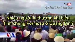 Nhiều người bị thương khi biểu tình chống Formosa ở Quảng Bình