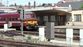Treinen op Station Brussel-Noord / Trains at Brussels-North Station - 02/08/2013