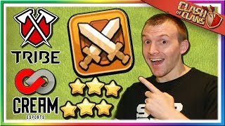 WAR of the YEAR! The Best of Clash of Clans | Tribe Gaming vs Cream ESports!