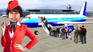 एयर होस्टेस फ्लाइट यात्रा Fake Flight Air Hostess Funny Comedy Video हिंदी कहानियां Hindi Kahaniya