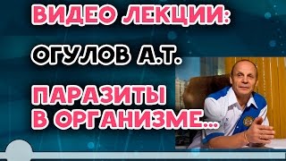 Лекции ОГУЛОВА А.Т. на видео: ПАРАЗИТЫ в организме человека