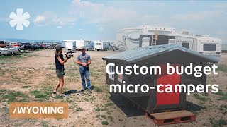 Wyoming students make custom micro-campers to live & sell