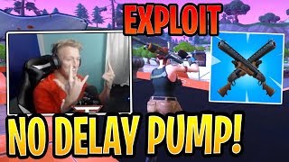 Tfue Learns to INSTANT Pump with NO Delay! (NO WEAPON DELAY) - Fortnite Best and Funny Moments
