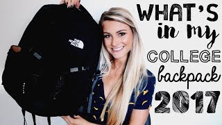 What's in My Backpack for College 2017 | Tasha Farsaci