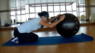 Растяжка с фитболом / Stretching with fitball