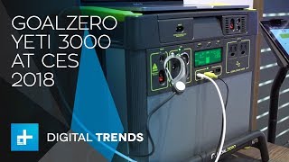 GoalZero Yeti 3000 Electric Mobile Generator at CES 2018