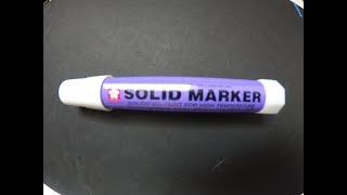 SAKURA SOLID PAINT MARKER REVIEW AND SURFACE TAGGING DEMO