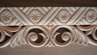 Wood carving. Деревянный карниз "Русский Север". Часть 3.