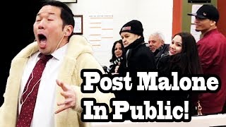 SINGING IN PUBLIC - POST MALONE Rockstar