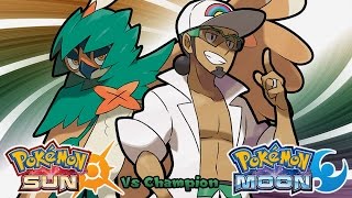 Pokemon Sun & Moon - Champion Battle Music (HQ)
