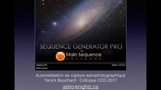 Logiciel Sequence generator pro Yanick Bouchard