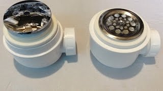 Сравнение сифонов для поддонов от чешской компании Alca Plast,модели A47CR Ø50 и A46 Ø50