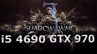 Middle-earth: Shadow of War | i5 4690 | GTX 970 | ULTRA SETTING (NVIDIA Driver 387.92)