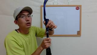 アーチェリー　基本射型その3　グリップについて