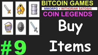 Play bitcoin rpg game CoinLegends. Как купить дорогую шмотку за сатоши