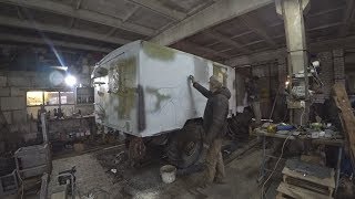 Красим Газ 66 с хранения в камуфляж!