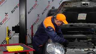 Wie FIAT DOBLO 2 Luftfilter wechseln TUTORIAL | AUTODOC