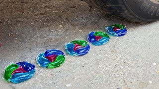 Crushing Crunchy & Soft Things by Car! EXPERIMENTS - BABY CAT VS CAR TEST