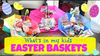 What's In My Kids Easter Baskets