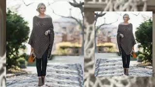 ПОНЧО-НАКИДКА КРЮЧКОМ. РАЗБОР УЗОРА || PONCHO CAPE CROCHET. ANALYSIS OF THE PATTERN