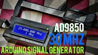 DDS Signal Generator 30MHZ Arduino Code With AD9850