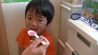 保健師の育児【3才10ヶ月☆苦手な薬を飲む】