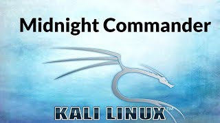 How to install Midnight Commander file manager from Terminal on Kali Linux