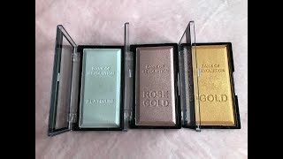 New Makeup Revolution Ingot Highlighter / Swatches & Try On