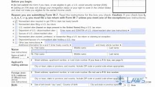 Learn How to Fill the Form W-7 Application for IRS Individual Taxpayer Identification Number